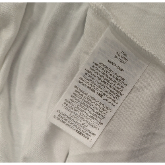 Boden Smocked Metallic Viscose Long Sleeve Blouse Size 12 - Picture 4 of 5